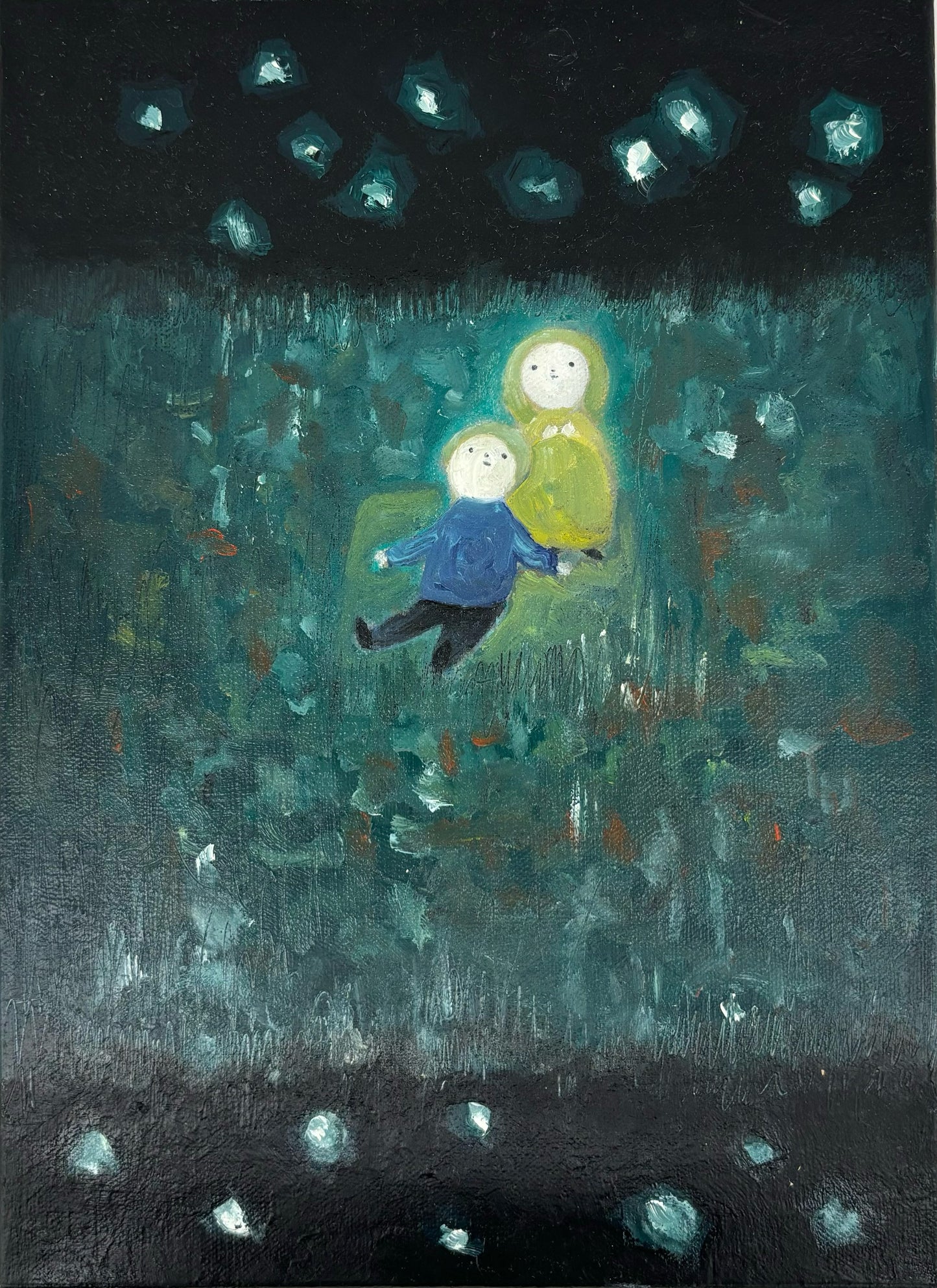 沈みゆく夜空